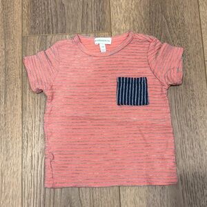 Margherita Striped Short Sleeve Pocket T-shirt